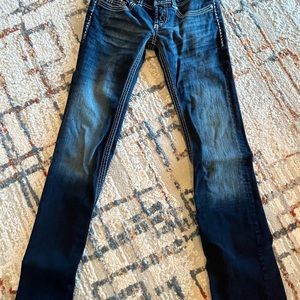 BKE Slim Boot Cut Jeans, like new! Dark wash. Size 27L